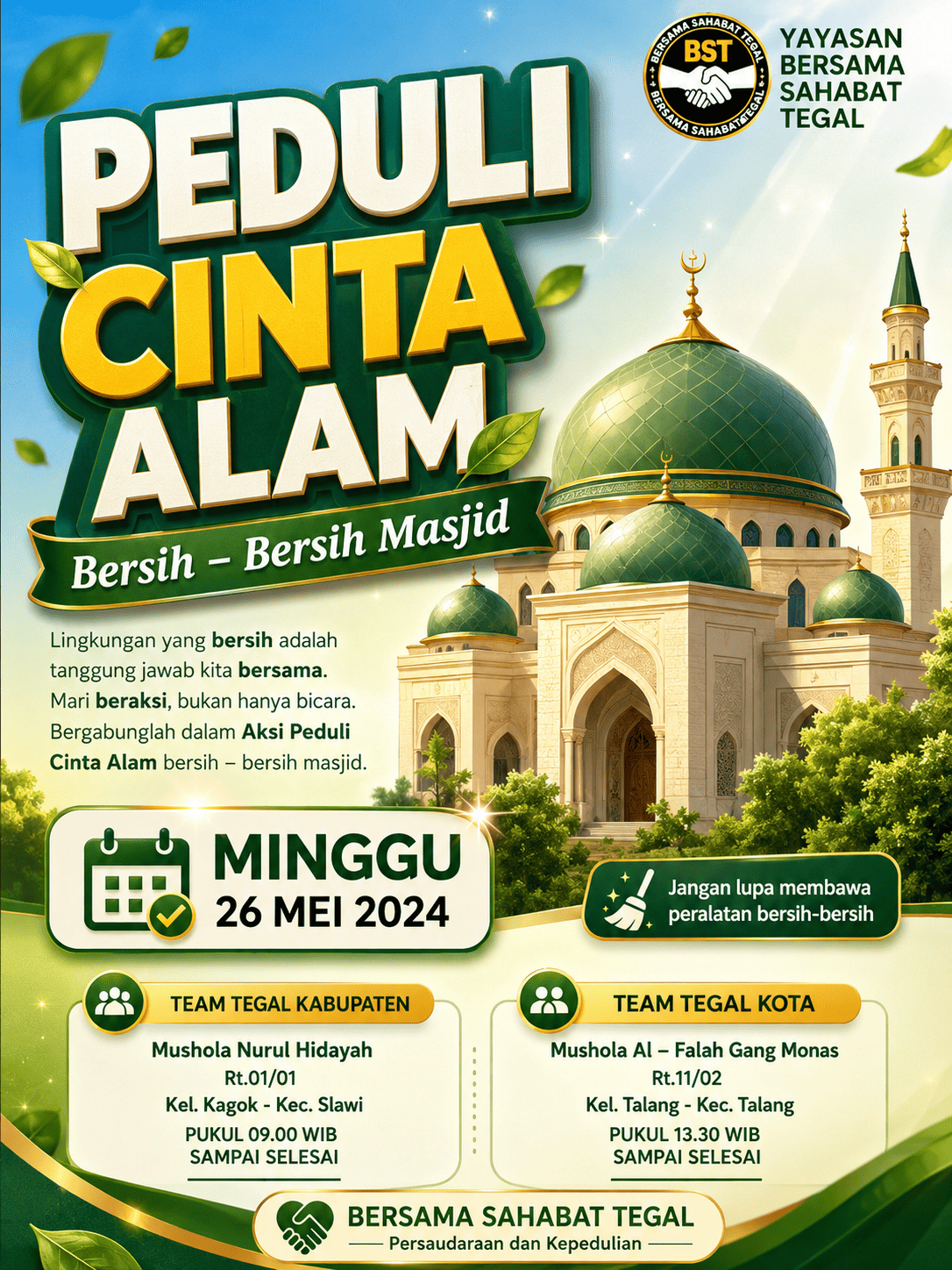 Kegiatan Bersama Sahabat Tegal